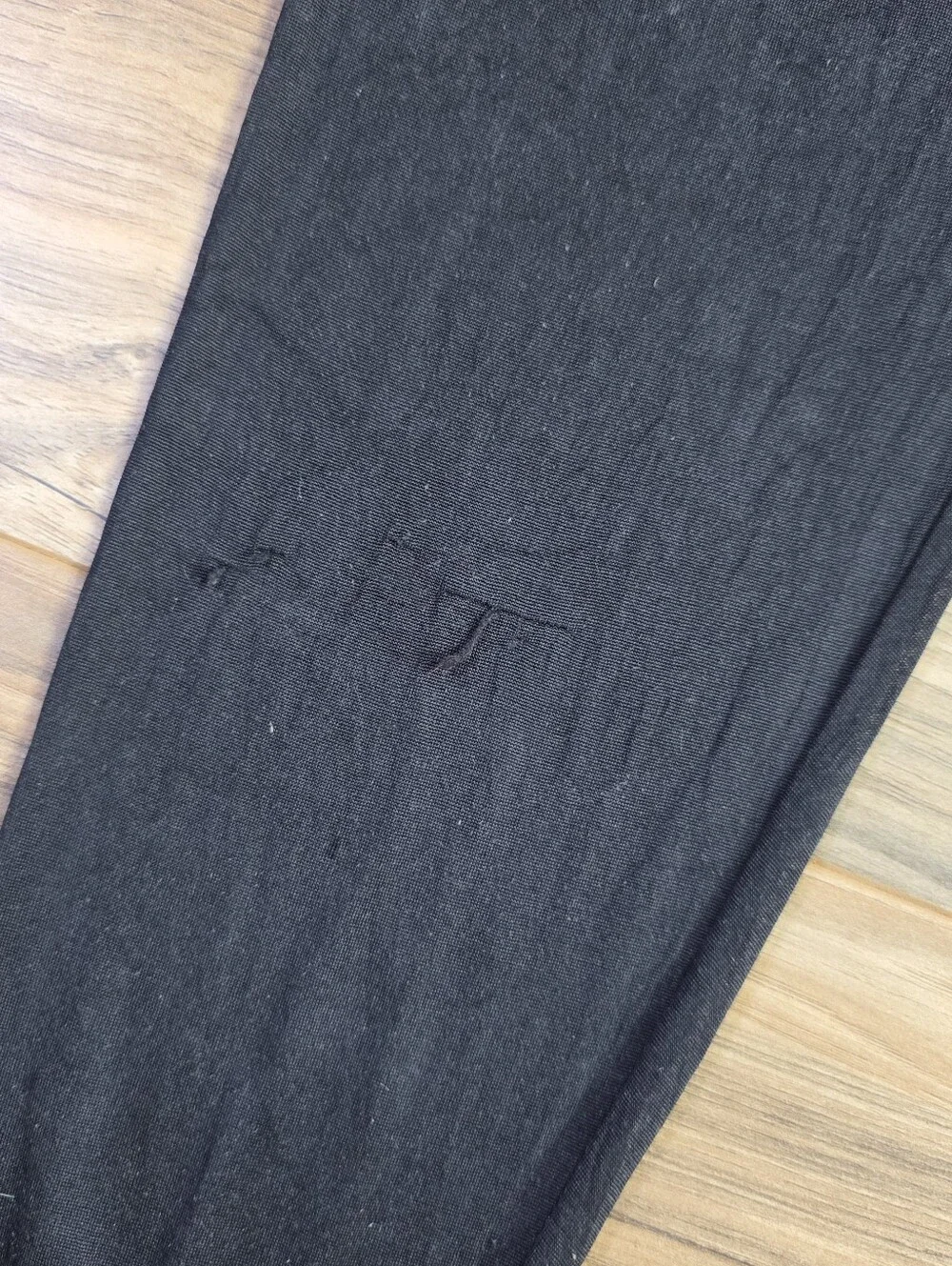 L.L. Bean Silk Thermal Pants Black Gorpcore Mens Medium Regular